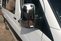 Volkswagen Crafter 2006-2016 Coperture Specchietti Cromate (2 pz) Carmos, Acciaio Turco foto 2