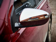 Nissan Qashqai 2010-2014 Coperture Specchietti (2 pz, Acciaio Inox) foto 2