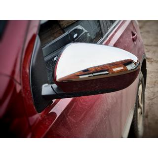 Coperture Specchietti (2 pz, Acciaio Inox) Nissan Qashqai 2010-2014 foto 2