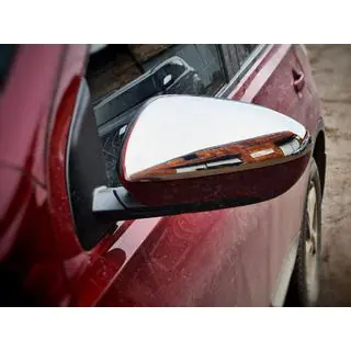 Coperture Specchietti (2 pz, Acciaio Inox) foto 2