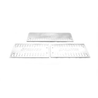 Battitacco interni OmsaLine (3 pz, acciaio inox) Mercedes Sprinter W901/902/903/904/905 1995–2006 foto 2