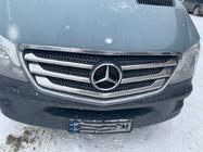 Mercedes Sprinter W906 2006–2018 Cornice griglia (2013↗, acciaio inox) Carmos - Acciaio Inox Turco foto 4