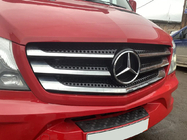 Mercedes Sprinter W906 2006–2018 Coperture Griglia Cromate (2013↗, Acciaio Inox) OmsaLine - Acciaio Inox Italiano foto 6