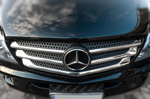 Mercedes Sprinter W906 2006–2018 Coperture Griglia Cromate (2013↗, Acciaio Inox) OmsaLine - Acciaio Inox Italiano foto 5