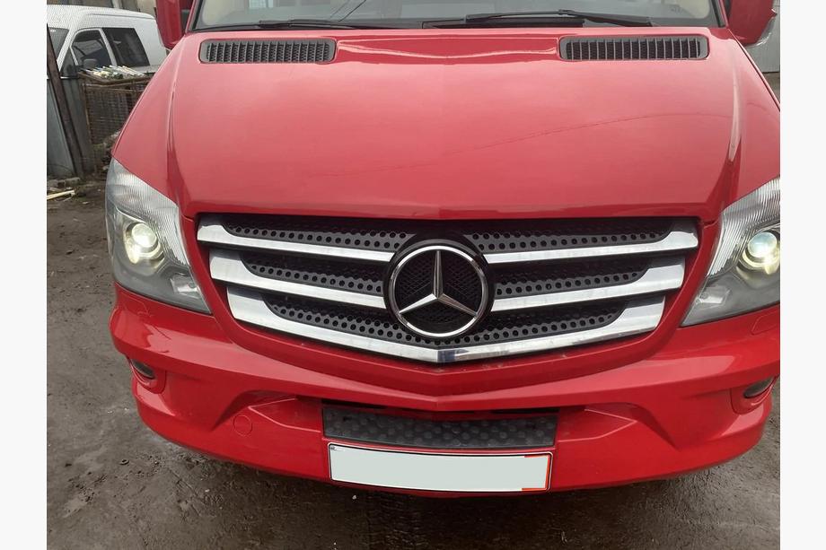 Mercedes Sprinter W906 2006–2018 Coperture Griglia Cromate (2013↗, Acciaio Inox) Foto 7