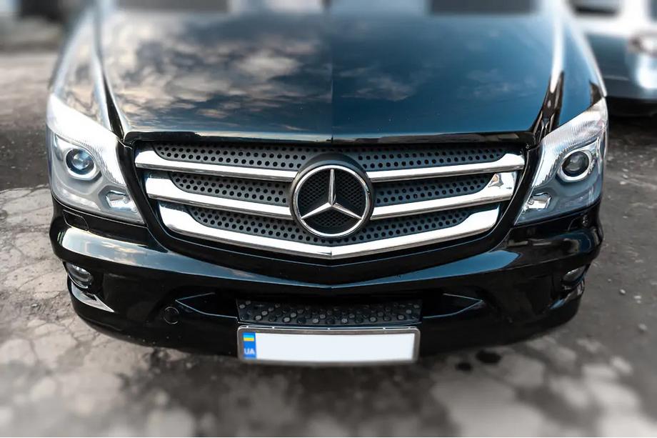 Mercedes Sprinter W906 2006–2018 Coperture Griglia Cromate (2013↗, Acciaio Inox) Foto 3
