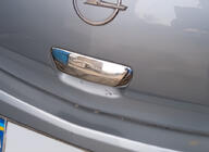 Opel Corsa D 2007-2014 Cover maniglia porta posteriore in acciaio inox Carmos - Acciaio Inox Turco foto 1