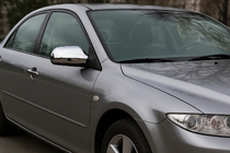 Mazda 6 2003-2008 Coperture Specchietti Cromate (2 pz) Acciaio Inox Lucido foto 1