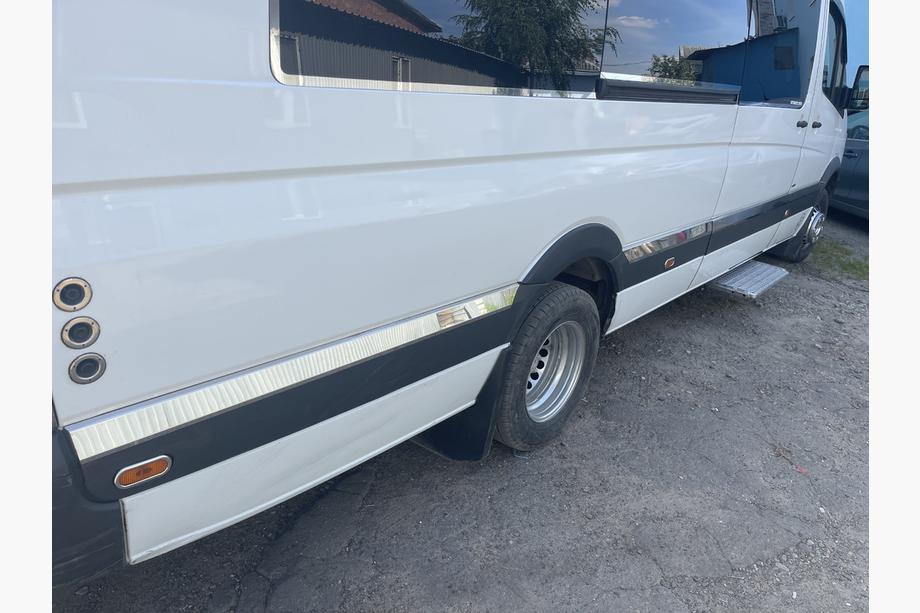 Mercedes Sprinter W906 2006–2018 Modanature porte in acciaio inox Passo medio. OmsaLine - Acciaio inox italiano Foto 8