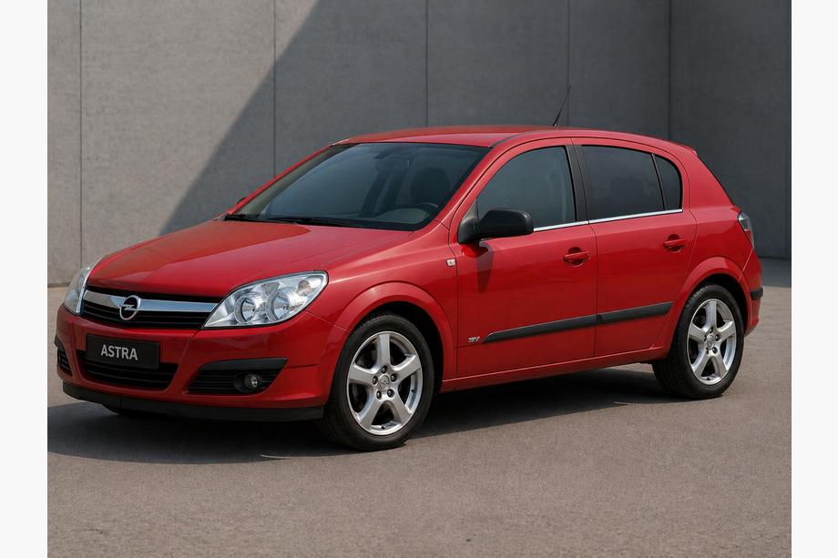 Opel Astra H 2004-2013 Cornici Finestrini Acciaio Inox Hatchback, Carmos - Acciaio Turco Image