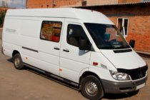 Mercedes Sprinter W901/902/903/904/905 1995–2006 Tubi Laterali (2 pz, Acciaio Inox) foto 5