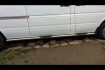 Mercedes Sprinter W901/902/903/904/905 1995–2006 Tubi Laterali (2 pz, Acciaio Inox) foto 3