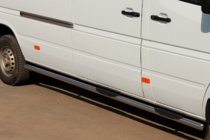 Volkswagen LT 1995-2006 Tubi Laterali (2 pz, Acciaio Inox) foto 1