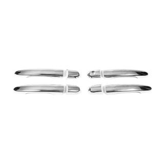 Coperture Maniglie Porta Cromate (4 pz, Acciaio Inox) foto 2