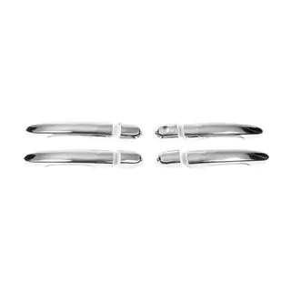 Coperture Maniglie Porta Cromate (4 pz, Acciaio Inox) Hyundai IX-35 2010-2015 foto 2