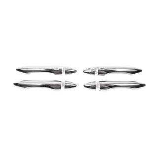 Coperture Maniglie Porta Cromate (4 pz, Acciaio Inox) foto 4