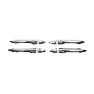 Coperture Maniglie Porta Cromate (4 pz, Acciaio Inox) Hyundai IX-35 2010-2015 foto 4