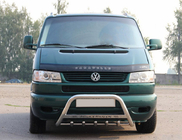 Volkswagen T4 Caravelle/Multivan 1990–2003 Protezione Anteriore WT003 60mm Acciaio Inox 60mm, con scritta foto 5