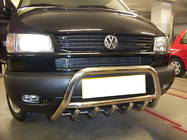 Volkswagen T4 Caravelle/Multivan 1990–2003 Protezione Anteriore WT003 60mm Acciaio Inox 60mm, con scritta foto 7