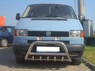 Volkswagen T4 Caravelle/Multivan 1990–2003 Protezione Anteriore WT003 60mm Acciaio Inox 60mm, con scritta foto 9