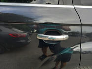 Audi Q7 2005-2015 Coperture Maniglie Cromate (4 pz, Acciaio Inox) Carmos, senza pulsante foto 2