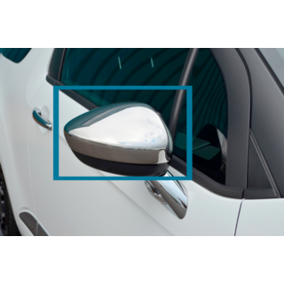 Coperture Specchietti (2 pz, Acciaio Inox) foto 2