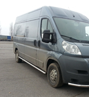 Citroen Jumper 2007-2025 Tubi Laterali (2 pz, Acciaio Inox) foto 4