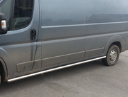 Citroen Jumper 2007-2025 Tubi Laterali (2 pz, Acciaio Inox) foto 1