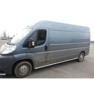 Tubi Laterali (2 pz, Acciaio Inox) Citroen Jumper 2007-2025 foto 2
