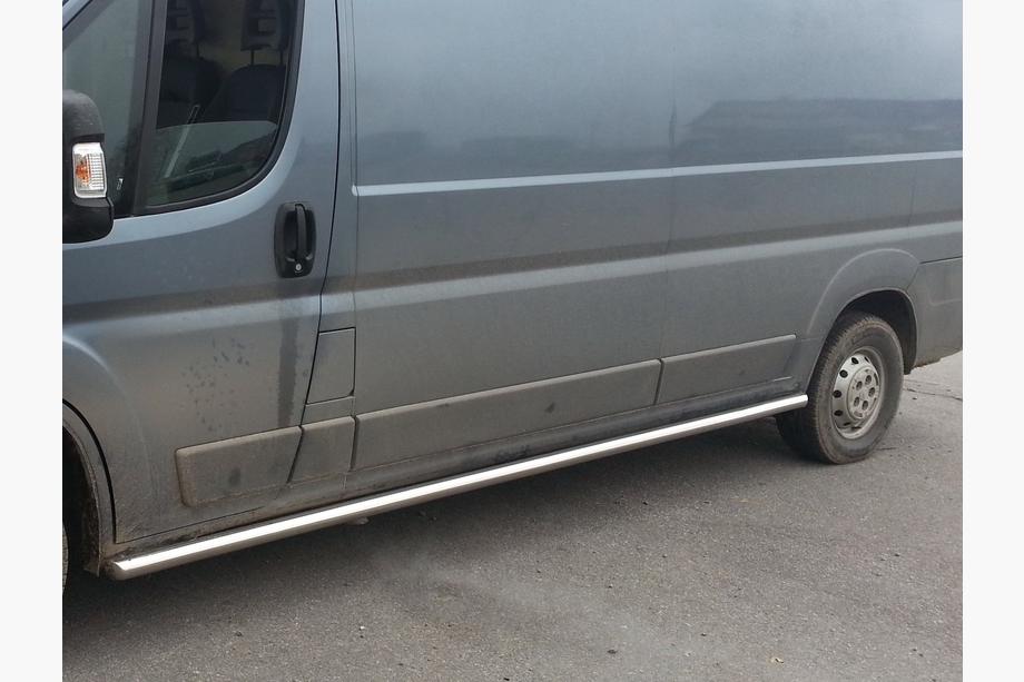 Citroen Jumper 2007-2025 Tubi Laterali (2 pz, Acciaio Inox) Image