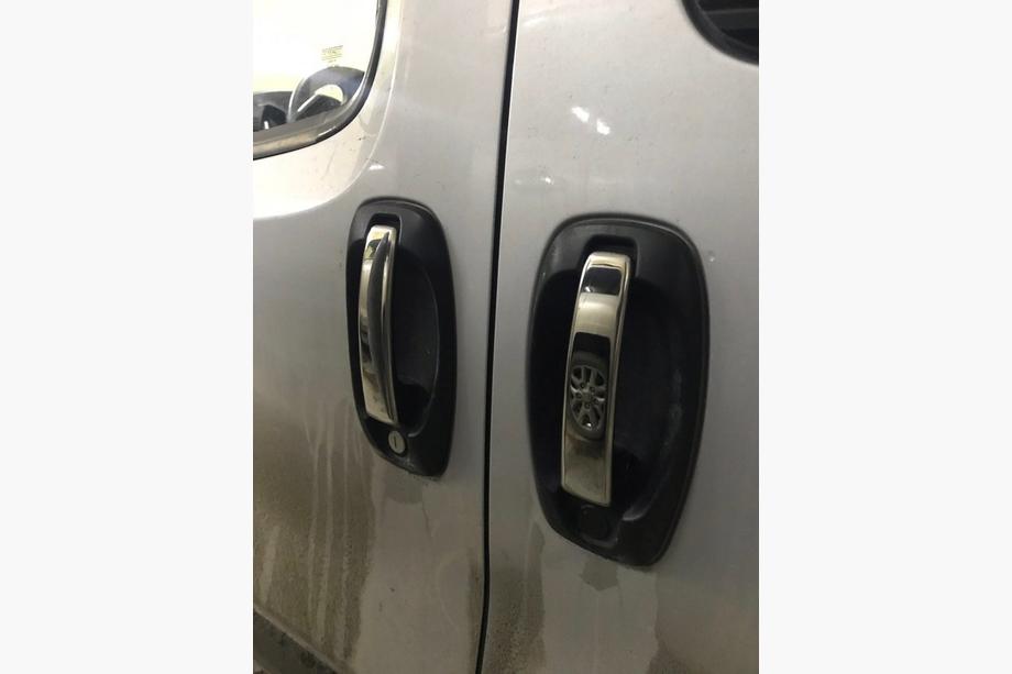 Citroen Nemo 2007-2017 Coperture Maniglie Porta Cromate (4 pz, Acciaio Inox) OmsaLine - Acciaio Inox Italiano Foto 6