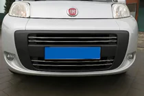 Citroen Nemo 2007-2017 Copertura griglia anteriore (4 pz, acciaio inox) foto 3