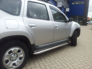Dacia Duster 2008-2018 Pedane Laterali Premium (2 pz, Acciaio Inox) foto 1