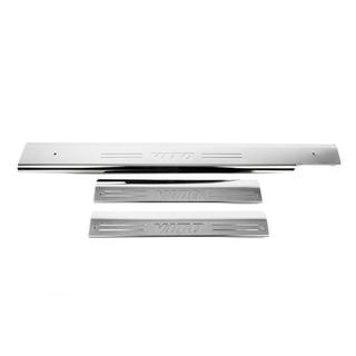 Battitacco interni OmsaLine (3 pz, acciaio inox) Mercedes Vito W638 1996-2003 foto 2