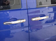Mercedes Vito W639 2004-2014 Coperture maniglie porta in acciaio inox foto 6