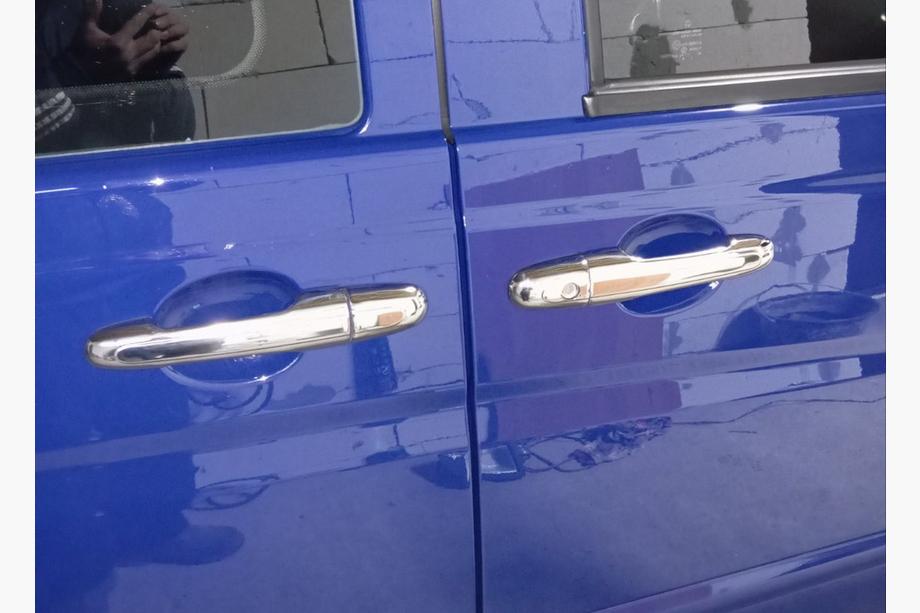 Mercedes Vito W639 2004-2014 Coperture maniglie porta in acciaio inox Foto 6