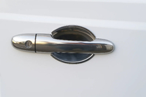Mercedes Vito W639 2004-2014 Coperture Cromate per Scodellini Maniglie Porta (Acciaio Inox) foto 1