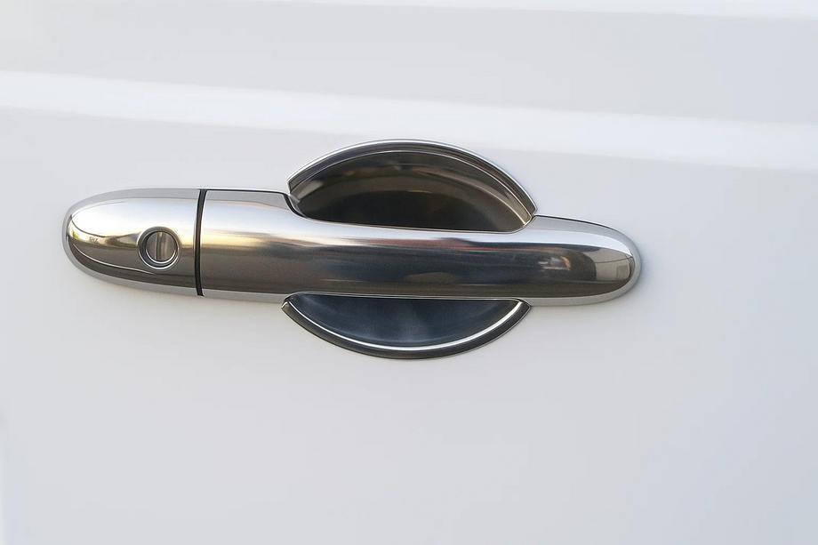 Mercedes Vito W639 2004-2014 Coperture Cromate per Scodellini Maniglie Porta (Acciaio Inox) Image