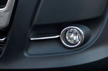 Fiat Doblo II 2010-2022 Cornici fendinebbia con strisce (2010-2015, 4 pz, acciaio inox) Carmos - Acciaio Inox Turco foto 8
