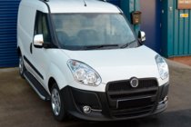 Fiat Doblo II 2010-2022 Cornici fendinebbia con strisce (2010-2015, 4 pz, acciaio inox) Carmos - Acciaio Inox Turco foto 4