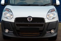 Fiat Doblo II 2010-2022 Cornici fendinebbia con strisce (2010-2015, 4 pz, acciaio inox) Carmos - Acciaio Inox Turco foto 6