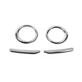 Cornici fendinebbia con strisce (2010-2015, 4 pz, acciaio inox) foto 2