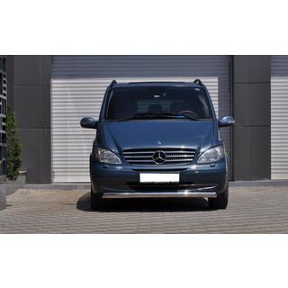 Protezione Anteriore ST008 (Acciaio Inox) Mercedes Vito W639 2004-2014 foto 4