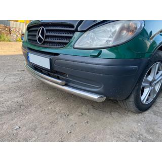 Protezione Anteriore ST014 (Acciaio Inox) Mercedes Vito W639 2004-2014 foto 1