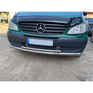Protezione Anteriore ST014 (Acciaio Inox) Mercedes Vito W639 2004-2014 foto 2