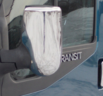 Ford Transit 2000–2014 Coperture Specchietti Cromate (2 pz) foto 3