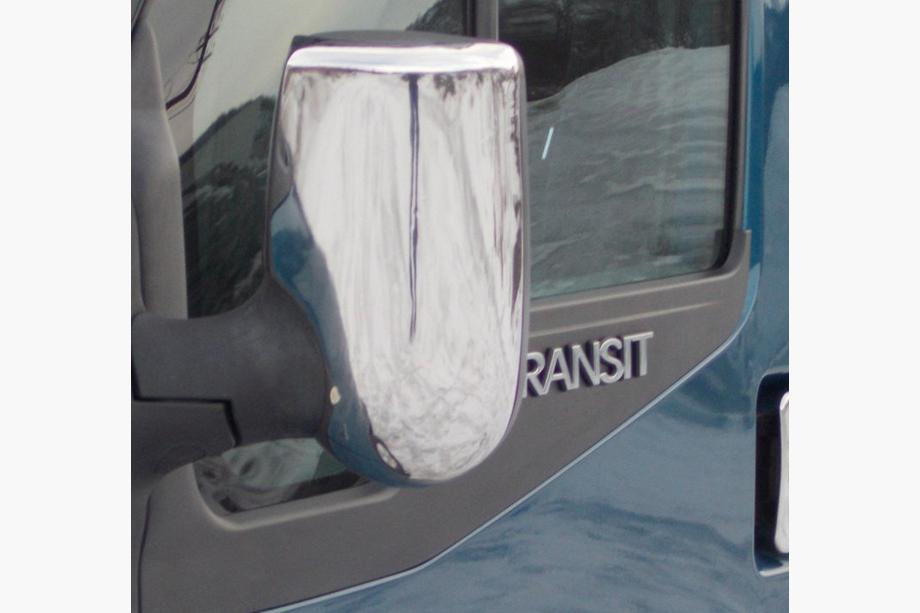 Ford Transit 2000–2014 Coperture Specchietti Cromate (2 pz) Carmos - Plastica Cromata Foto 3