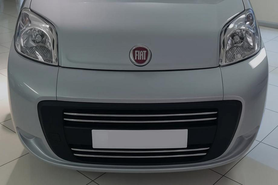 Fiat Fiorino/Qubo 2008-2024 Coperture griglia (4 pezzi, acciaio inox) Carmos - Acciaio Inox Turco Foto 1