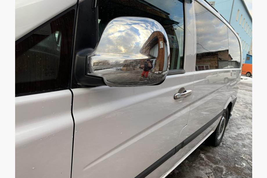 Mercedes Viano 2004-2014 Coperture Specchietti Cromate VITO 2004-2010 (2 pz) Plastica Cromata Foto 5