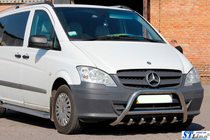 Mercedes Viano 2004-2014 Parabullbar WT003/004 (Acciaio Inox) foto 2